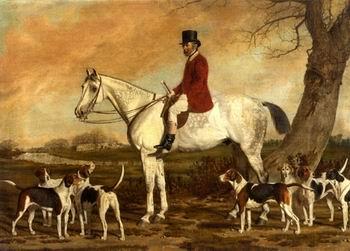 unknow artist Classical hunting fox, Equestrian and Beautiful Horses, 037. oil painting image